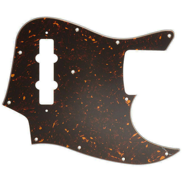 Hosco J Bass Ply Tortoise Pickguard